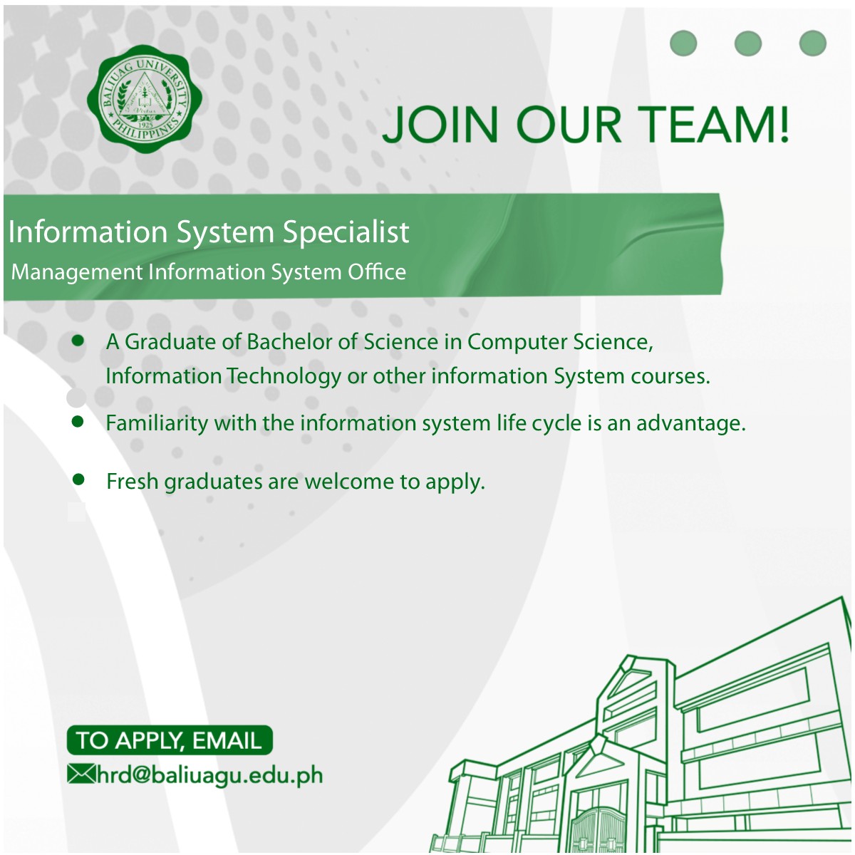 Information System Specialist