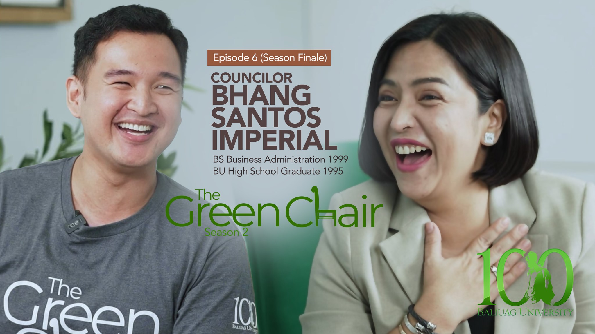 #TheGreenChair Season 2 Episode 6 | Councilor Bhang Santos Imperial, BS Business Administration 1999