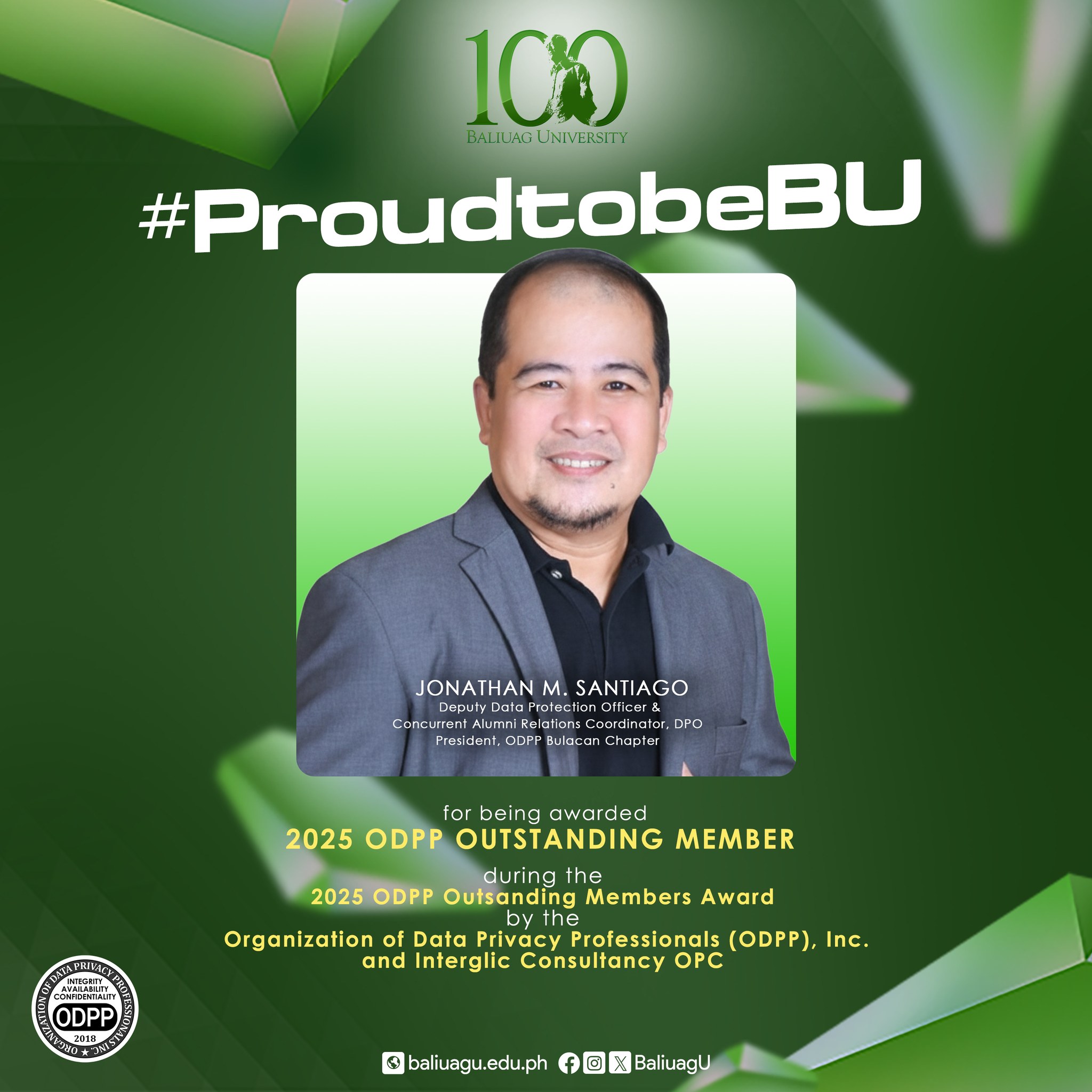 2025 ODPP Outstanding Member awardee