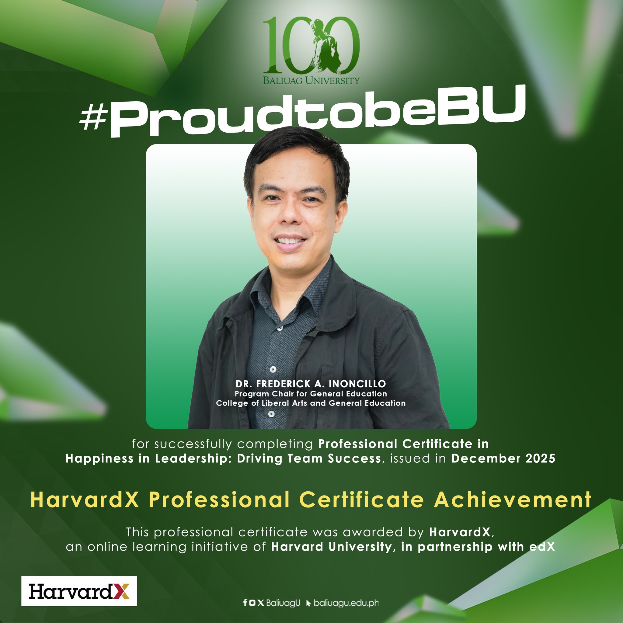 Harvard Professional Certificate