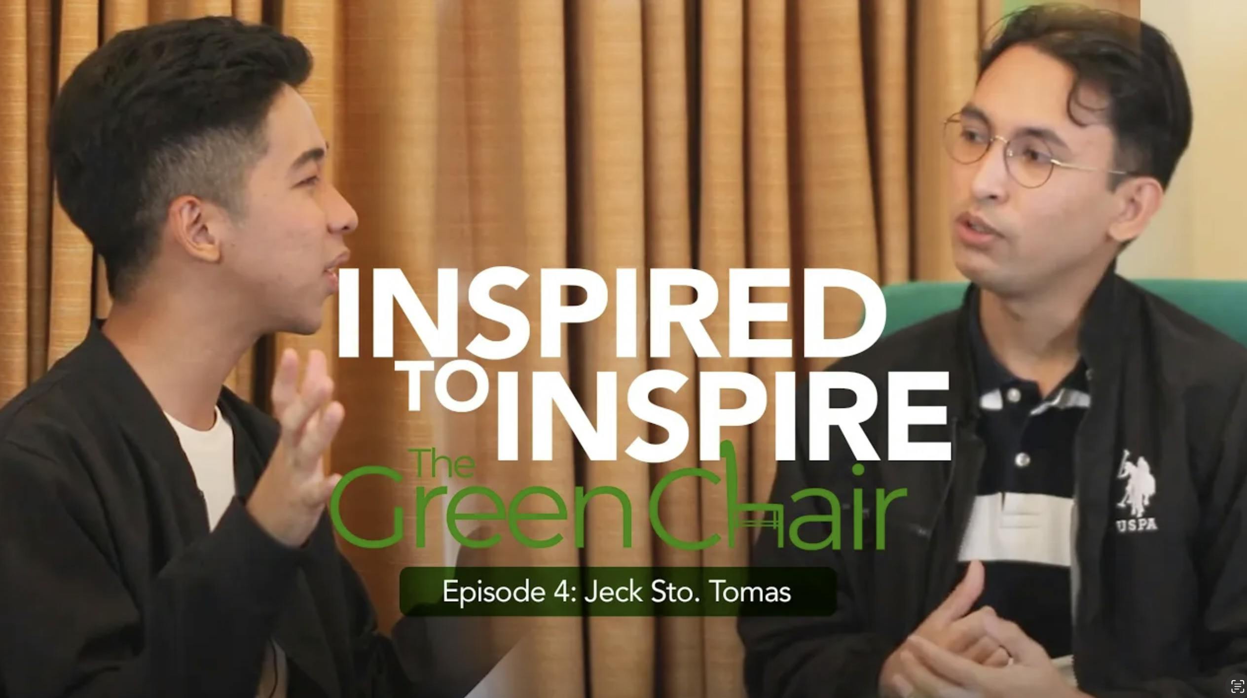 The Green Chair: Episode 4 featuring Mr. Jeck Sto. Tomas, CPA, BSA 2016